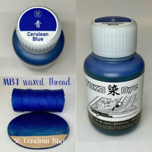 TOKO染Dye (Cerulean Blue 青) 100ml【Water Based Leather Dye】