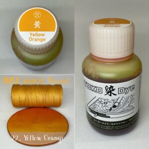 TOKO染Dye (黄 Yellow Orange) 100ml【皮革用水溶性濃縮染料】