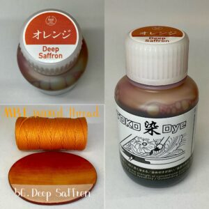 TOKO染Dye (オレンジ Deep Saffron) 100ml【皮革用水溶性濃縮染料】