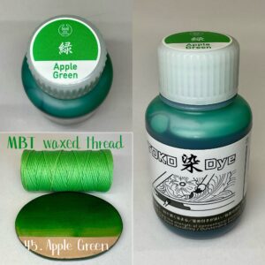 TOKO染Dye (Apple Green 緑) 100ml【Water Based Leather Dye】