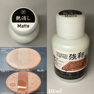 TOKO強靭コート (艶消し/ Matte) 100ml【皮革専用水溶性ウレタン仕上剤】