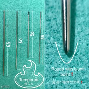 丸針 (L/ 極太) ⌀1.35mm×65mm (レザークラフト専用)