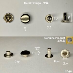 ハンドプレス打駒 (両面カシメ 大 9mm)