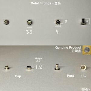 ハンドプレス打駒 (片面カシメ ミニ 3.5mm)