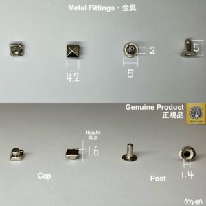 ハンドプレス打駒 (角ピラミッドカシメ 極小 4.2mm)