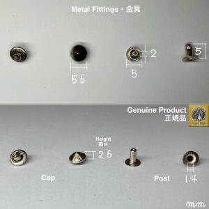 ハンドプレス打駒 (丸ピラミッドカシメ 極小 5.6mm)