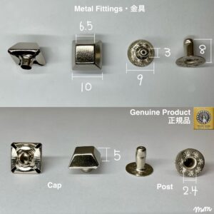 ハンドプレス打駒 (台形角カシメ 10mm)