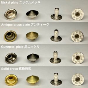 ハンドプレス打駒 (丸ピラミッドカシメ 特大 13mm)