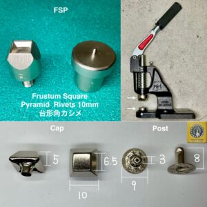 Hand Press Die (Frustum Square Pyramid Rivets FSP 10mm)