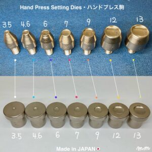 ハンドプレス打駒 (両面カシメ ミニ 3.5mm)